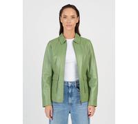 Lederjacke JCC "3102222" Gr. 36, grün (pale green) Damen Jacken Lederjacken (34822049-36)