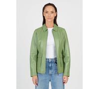 Lederjacke JCC "3102222" Gr. 44, grün (pale green) Damen Jacken Lederjacken (34822049-44)