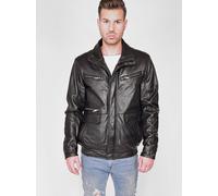 Lederjacke JCC "3102162" Gr. 50, schwarz (black) Herren Jacken (49892865-50) black
