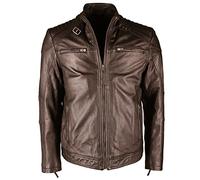 Lederjacke JCC "IK3" Gr. 50, braun (brown) Herren Jacken Übergangsjacken (38476128-50)