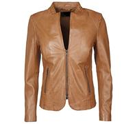 JCC Lederjacke Lida, kurzer Reißverschluss 40 braun Damen Lederjacken Jacken Mäntel 40 cognac