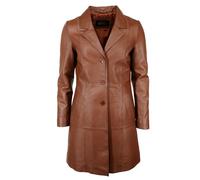 Ledermantel JCC "IK14-2" Gr. 36, braun (brown) Damen Mäntel Übergangsmäntel (92630160-36)