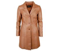Ledermantel JCC "IK14-2" Gr. 46, braun (cognac) Damen Mäntel (53859563-46) cognac