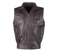 JCC Lederweste BigVest2 52 braun Herren Lederwesten Westen 52 dark brown