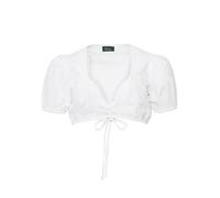Trachtenbluse JCC "31023117", Damen, Gr. 36, weiß, Obermaterial: 85% Polyester, 15% Viskose, Blusen Trachtenbluse (34568947-36) weiß