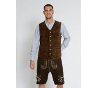 Lederweste JCC "31023011", Herren, Gr. 58, braun, Obermaterial: 100% Rindsleder; Futter: 100% Polyester, Westen (61898455-58) braun