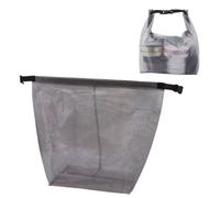 JchEnye 1 x durchsichtige Kulturtasche, Flüssigkeitsbeutel, Kosmetiktasche, Turnbeutel, Flughafen konforme durchsichtige Tasche, Flugzeugreisetasche, große Kapazität.