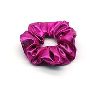 JCLIFE Metallisches Rosenrot Haargummis - Glänzende, dekorative Haarbänder für Frauen und Mädchen, Weiche Haarschleifen (2er Pack)