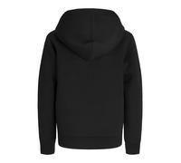 Einfarbig Kapuzenpullover Boys 140 Schwarz