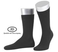 JD Tagessocke Crew Basic Line dunkelgrau - 1 Paar, Größe 39-42