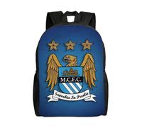 JD393 Manchester City F.C Rucksack Teenager Schultasche Canvas Notebook Rucksack Tasche Unisex
