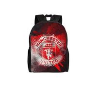 JD429 Manchester United Backpack Teenager School Bag Canvas Notebook Backpack Bag Unisex