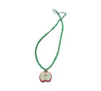 JDNH Sommer-Frucht-Halskette mit Glasperlen für Damen, jugendlicher Schmuck, leichtes Design, Geschenk, Obstschmuck für Teenager-Mädchen, One Size, Wie beschrieben, Wie beschrieben