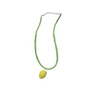 JDNH Sommer-Frucht-Halskette mit Glasperlen für Damen, jugendlicher Schmuck, leichtes Design, Geschenk, Obstschmuck für Teenager-Mädchen, One Size, Wie beschrieben, Wie beschrieben
