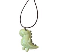 JDNH Süßer Elefanten-Dinosaurier-Halskette, lange Kordelkette, Choker, einzigartiger Tieranhänger, Halskette, Modeschmuck für Frauen, Dinosaurier-Anhänger-Halskette, One Size, Wie beschrieben, Wie