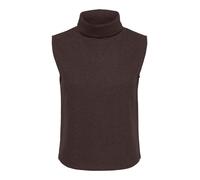 JDY - Ärmelloses Rollkragentop braun - Gr. - M