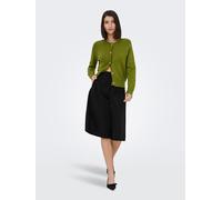 Bermudas JDY "JDYBIANCA MW BERMUDA SHORTS PNT", Damen, Gr. M, N-Gr, schwarz, Web, Obermaterial: 100% Baumwolle, unifarben, knielang, Hosen Bermudas (26288723-M)