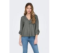 JdY Damen Jdydiana Life 7/8 Dobby Shirt WVN Noos, Castor Gray, M EU