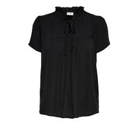 JdY Damen Jdylima Life S/S Top WVN Noos Bluse, Schwarz, 42 EU
