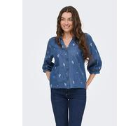 JDY Bluse "Kai" in Blau - Größe L | Damen Blusen