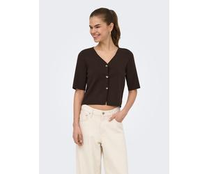 JDY Cardigan "Astra" in Braun - Größe L | Damen Pullover Cardigans
