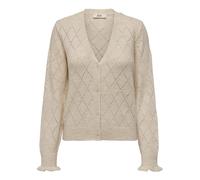 JDY - JDYLETTY L/S V-NECK STRUC CARDI KNT NOOS whitecap gray - Gr. - S