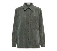 JDY Cordhemd in Grau - Größe XL | Damen Blusen