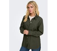 JDY Cordhemd in Khaki - Größe S | Damen Blusen