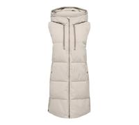 JDY Damen 3/4-lange Steppweste mit Kapuze JDYBlair Long Hood Waistcoat