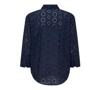 JDY Damen Bluse | Baumwolle | Regular Fit | Polokragen | 3-4 Ärmel | unifarben | atmungsaktiv | Knopf | Basic-Style | ideal für Casualmode