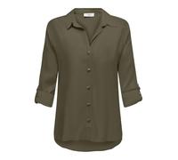 JdY Damen Bluse JDYLAUREL LIFE L/S SHIRT WVN DIA (DE/NL/SE/PL, Alphanumerisch, XS, Regular, Regular, ivy green)