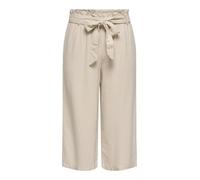 JDY Damen Culotte Hose mit elastischem Bund und Bindegürtel, Farben:Braun-4, Größe:38