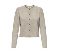 JdY Damen Feinstrickjacke JDYChloe Life leichte Damenjacke Cardigan Knopfleiste 15330581 Turtledove Melange L
