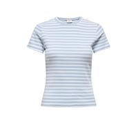 JDY Damen Gestreiftes Shirt Oberteil Basic Rundhals T-Shirt Modisches Top JDYSOLAR