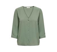 JDY Damen Hemd Bluse Leichtes Crepe Shirt Modisches Top Oberteil JDYLION, Farben:Dunkelgrün, Größe:38