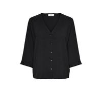 JDY Damen Hemd Bluse Leichtes Crepe Shirt Modisches Top Oberteil JDYLION, Farben:Schwarz, Größe:36