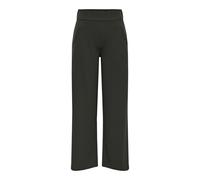 Schlupfhose JDY "JDYLOUISVILLE CATIA WIDE PANT JRS NOOS", Damen, Gr. S (36), Länge 32, grau (peat), Jersey, Obermaterial: 95% Polyester, 5% Elasthan, unifarben, relaxed fit lang, Hosen Schlupfhose, Ma