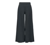 JDY Damen Hose weites Bein elastischer Bund praktischen Seitentaschen modisch, Farben:Grau-2, Größe:L / 30L, Beinlänge:L30