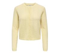 JdY Damen Jdyapril Life L/S O-Neck Cardigan KNT, Pastel Yellow, S EU