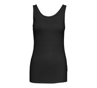 JdY Damen Jdyava S/L 180 JRS Noos Klassisches Basic Ärmelloses Tanktop Mit U-Ausschnitt, Schwarz, XXL EU