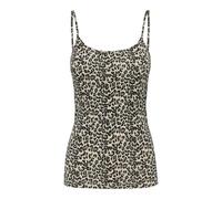 JdY Damen Jdyava Singlet JRS Noos Tanktop Mit Normaler Passform Und Knopfverschluss, Tapioca, S EU
