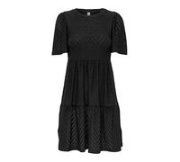 JDY Damen Jdycarla Cathinka S/S Dress JRS Atk Kleid, Schwarz, L EU