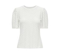 JdY Damen Jdycarla Cathinka S/S Top JRS Noos, Cloud Dancer, Small
