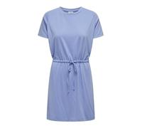 JDY Damen JDYDALILA S/S String Dress JRS ATK Kleid (DE/NL/SE/PL, Alphanumerisch, L, Regular, Regular, blau)