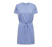 JDY Damen JDYDALILA S/S String Dress JRS ATK Kleid (DE/NL/SE/PL, Alphanumerisch, XL, Regular, Regular, blau)
