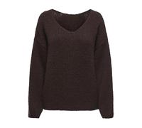 JdY Damen Jdydinea L/S Reversible Pullov. KNT Noos, Chocolate Torte, L EU