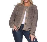 JdY Damen Jdyeira Life L/S Oneck Cardigan KNT Noos, Mountain Trail, L