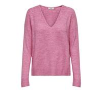 JDY - JDYELANORA L/S V-NECK PULLO. KNT NOOS pink cosmos - Gr. - XL