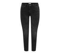 JdY Damen Jdyfina Mw Skinny Ankle JNS Blk DNM Noos, Black Denim, XL / 30L EU