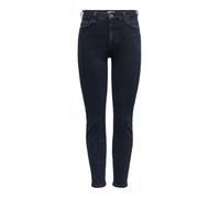 JDY Damen Jdyfina Mw Skinny Ankle JNS Blueblackdnm, Blue Black Denim, S / 32L EU